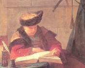 Portrait of the Painter Joseph Aved - 让·巴蒂斯特·西梅翁·夏尔丹